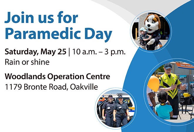 Meet our Paramedics and join the fun – Paramedic Day is May 25!